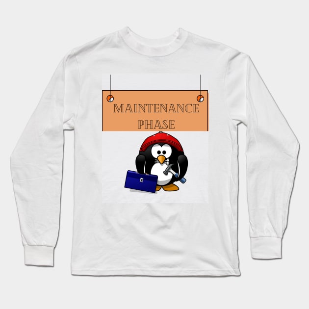 maintenance phase Long Sleeve T-Shirt by Ahmed izem